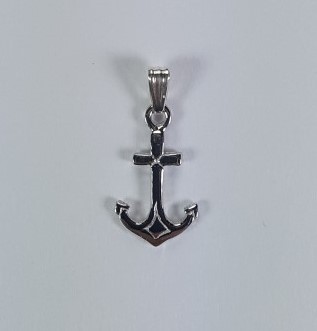 Anchor Pendant 3/4 inch Sterling Silver
