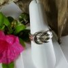 Knot Ring Sterling Silver sizes 6-10