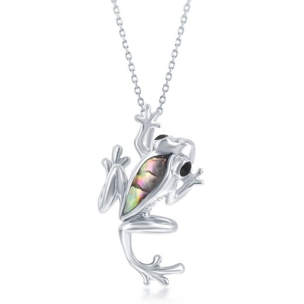 Frog Abalone Pendent