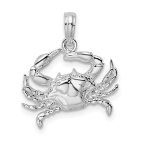 Crab Pendant Sterling Silver