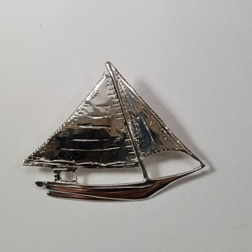 Large Chesapeake Bailey Skipjack Pendant choice of metal
